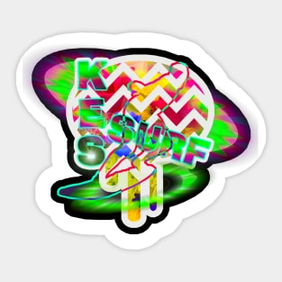 My style is universal KES Surf Sticker